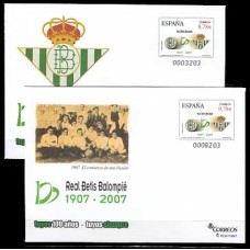 España II Centenario Sobres enteros postales 2007Edifil 116/7 ** Mnh