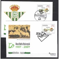 España II Centenario Sobres enteros postales 2007 Edifil 116/7 usado