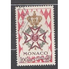 Monaco - Correo 1958 Yvert 490 usado  Orden de San Carlos