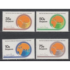 Singapur - Correo Yvert 497/500 ** Mnh  Cable submarino