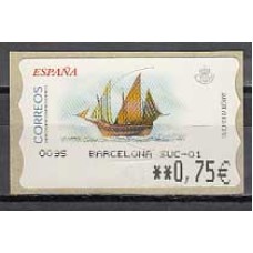 España II Centenario Etiquetas franqueo térmico 2002 Edifil 65 ** Mnh