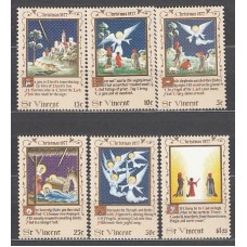 San Vicente - Correo Yvert 499/504 ** Mnh Navidad