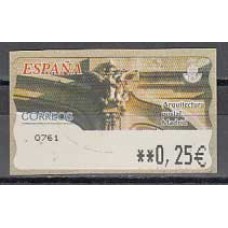 España II Centenario Etiquetas franqueo térmico 2002 Edifil 73 ** Mnh