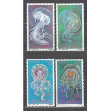 Somalia - Correo Yvert 503A/D ** Mnh  Fauna medusas