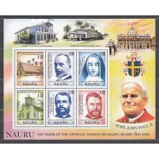 Nauru - Correo Yvert 501/6 ** Mnh Religión