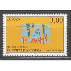 Andorra Francesa Correo 1998 Yvert 504 ** Mnh Europa