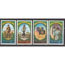 Barbados - Correo 1980 Yvert 504/7 ** Mnh