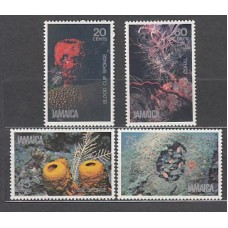 Jamaica - Correo Yvert 504/7 ** Mnh Fauna marina