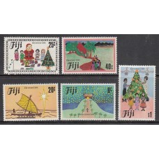 Fidji - Correo Yvert 506/10 ** Mnh Navidad