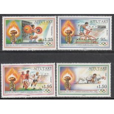 Aitutaki Correo Yvert 506/9 ** Mnh Deportes. Olimpiadas Barcelona