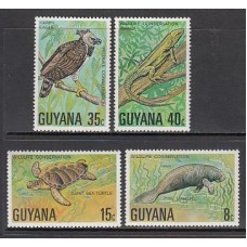 Guayana Britanica - Correo Yvert 511/4 ** Mnh Fauna