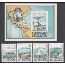 Caimanes - Correo Yvert 529/32+H.15 ** Mnh Barcos