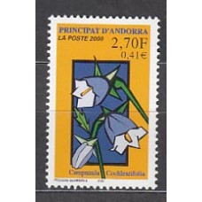 Andorra Francesa Correo 2000 Yvert 530 ** Mnh Flora