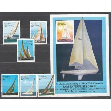 San Vicente-Grenadines - Correo Yvert 532/7+H.20 ** Mnh Baros