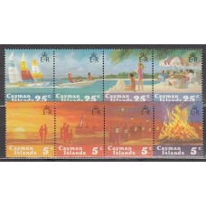 Caimanes - Correo Yvert 535/42 ** Mnh Navidad