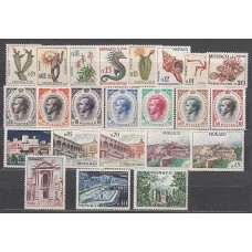 Monaco - Correo 1960 Yvert 537A/50A ** Mnh  Fauna flora y vistas del Principado