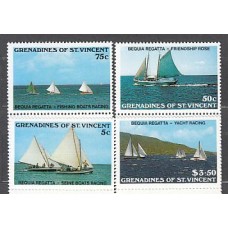 San Vicente-Grenadines - Correo Yvert 538/41 ** Mnh  Barcos