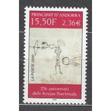 Andorra Francesa Correo 2000 Yvert 539 ** Mnh