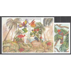 Guayana Britanica - Correo Yvert 5425/30+H.426 ** Mnh Fauna. Aves