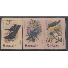 Barbados - Correo 1982 Yvert 545/7 ** Mnh Fauna aves