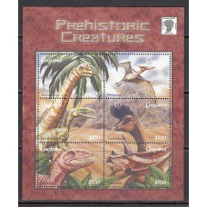 Guayana Britanica - Correo Yvert 5454/9 ** Mnh Fauna Prehistorica