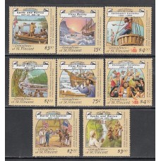 San Vicente-Grenadines - Correo Yvert 546/53 ** Mnh Constitución de EEUU