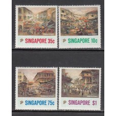 Singapur - Correo Yvert 548/51 ** Mnh  Pinturas