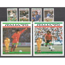 Tanzania - Correo Yvert 548/51+Hb 102/3 ** Mnh  Deportes fútbol