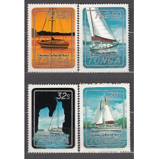 Tonga - Correo Yvert 551/4 ** Mnh Barcos