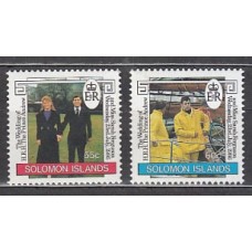 Salomon - Correo Yvert 552/3 ** Mnh Personajes