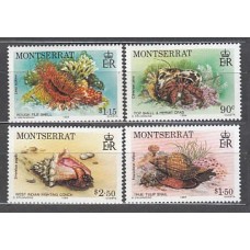 Montserrat - Correo Yvert 554/7 ** Mnh Fauna marina