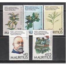 Mauricio - Correo Yvert 561/5 ** Mnh  Flores