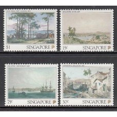 Singapur - Correo Yvert 569/72 ** Mnh  Litografias