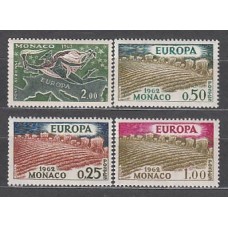 Monaco - Correo 1962 Yvert 571/3+A79 ** Mnh   Europa