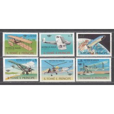 Santo Tomas y Principe - Correo Yvert 572/7 ** Mnh  Aviones