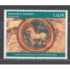 Andorra Francesa Correo 2002 Yvert 574 ** Mnh Pintura