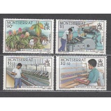 Montserrat - Correo Yvert 577/80 ** Mnh  Flora