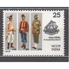 India - Correo Yvert 578 ** Mnh  Uniformes militares