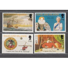 Falkland - Correo Yvert 580/3 ** Mnh