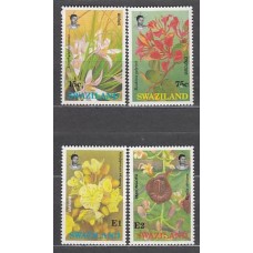 Swaziland - Correo Yvert 588/91 ** Mnh  Flores