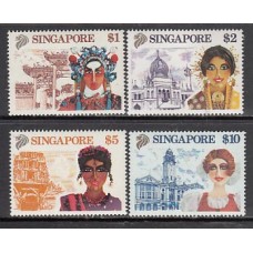 Singapur - Correo Yvert 590/3 ** Mnh