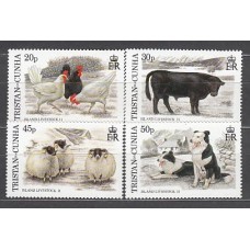 Tristan da Cunha - Correo Yvert 590/3 ** Mnh  Fauna