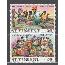 San Vicente - Correo Yvert 593/4 ** Mnh Carnaval