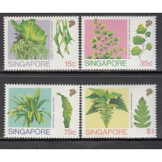 Singapur - Correo Yvert 594/7 ** Mnh  Flora