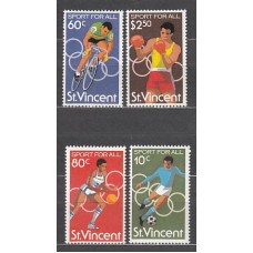 San Vicente - Correo Yvert 595/8 ** Mnh Olimpiadas de Moscu