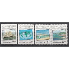 Barbados - Correo 1984 Yvert 596/9 ** Mnh Barcos