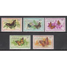 San Vicente-Grenadines - Correo Yvert 60/4 ** Mnh Fauna mariposas