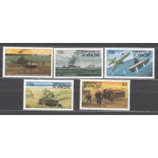 San Vicente-Grenadines - Correo Yvert 606/10 ** Mnh  2º Guerra mundial