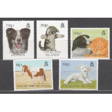 Falkland - Correo Yvert 608/12 ** Mnh Fauna