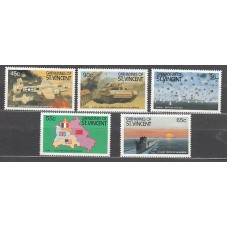 San Vicente-Grenadines - Correo Yvert 611/5 ** Mnh  2º Guerra mundial